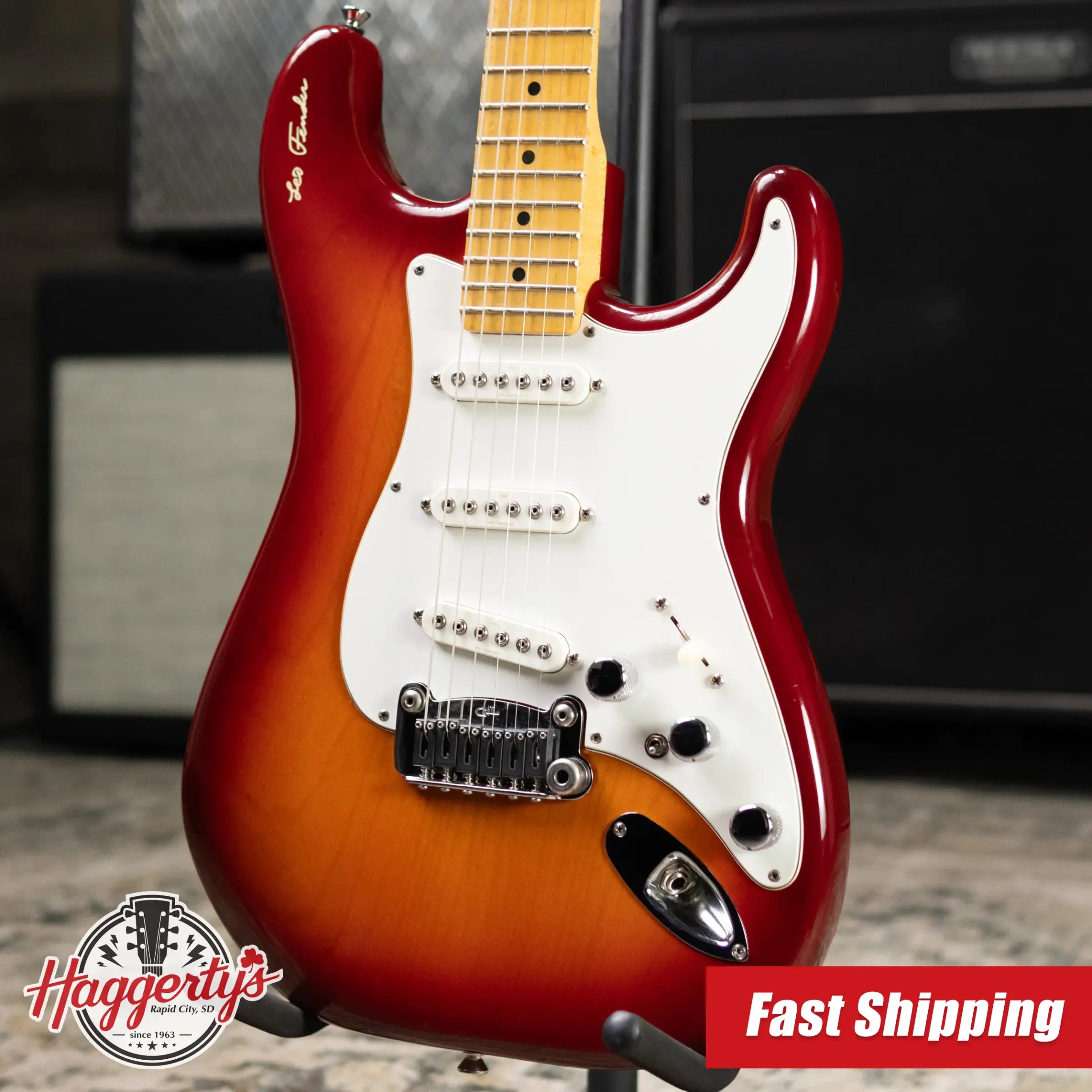 G&L S-500 USA Leo Fender Signature Electric Guitar - Cherry Burst - Used