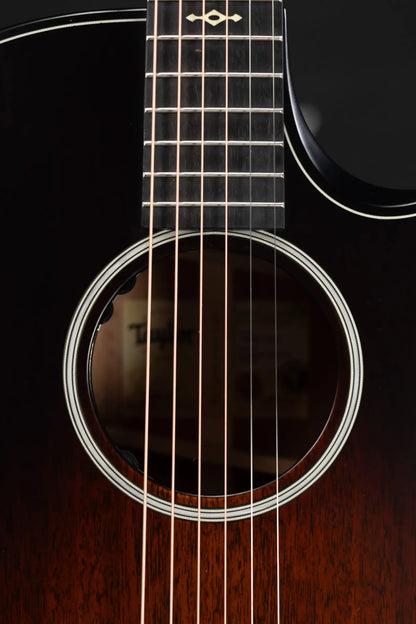 Taylor Next Generation Builders Edition 324ce Grand Auditorium Acoustic/Electric Guitar - Kona Burst with Hardshell Case