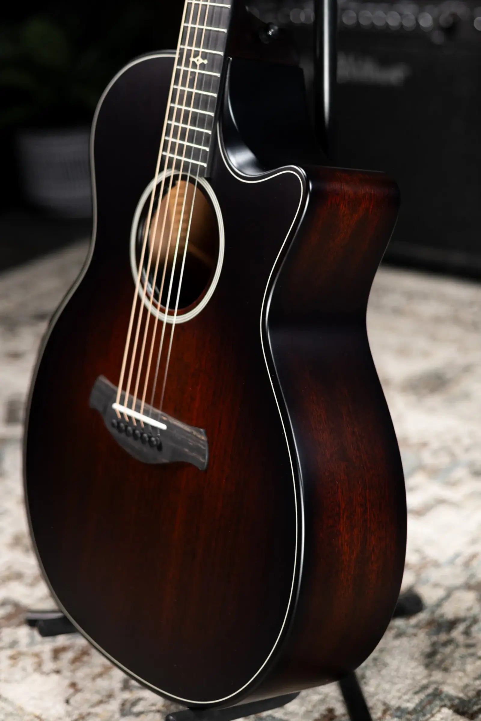 Taylor Next Generation Builders Edition 324ce Grand Auditorium Acoustic/Electric Guitar - Kona Burst with Hardshell Case