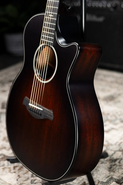 Taylor Next Generation Builders Edition 324ce Grand Auditorium Acoustic/Electric Guitar - Kona Burst with Hardshell Case