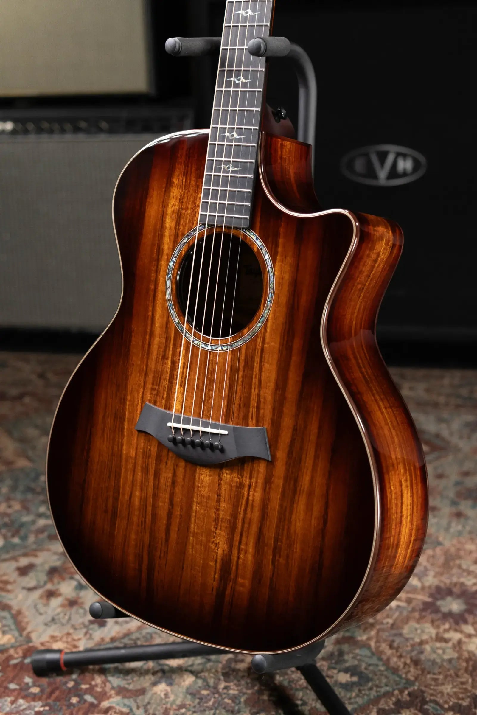 Taylor Next Generation K24ce Special Edition Grand Auditorium Acoustic/Electric Guitar - Shaded Edgeburst with Hardshell Case