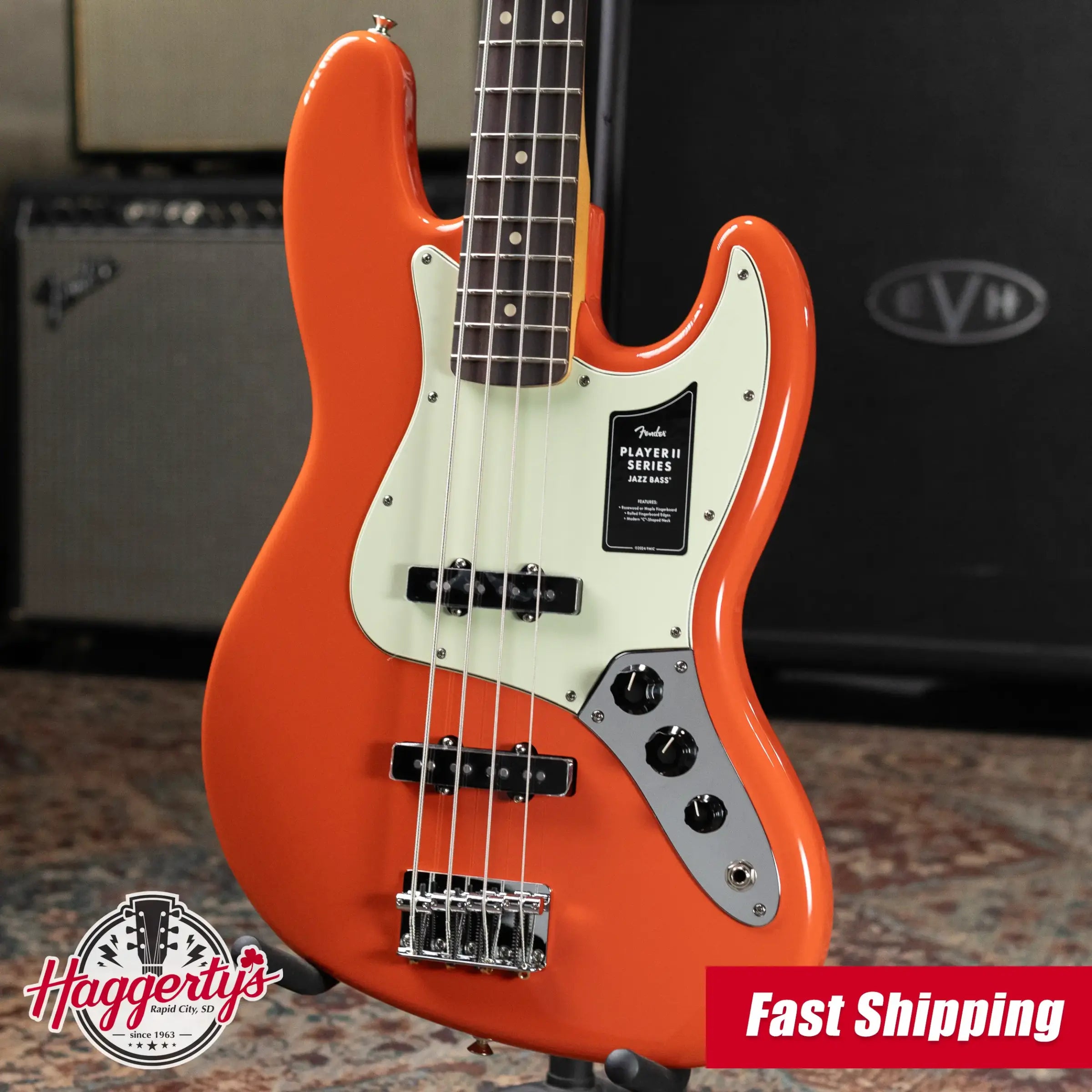 Fender Player II Jazz Bass - Rallye Orange