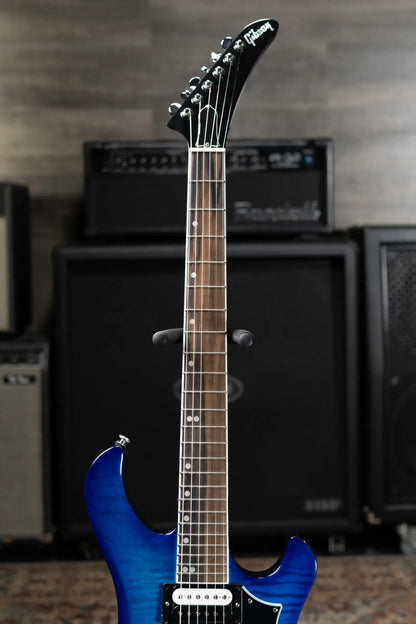 Gibson Victory Figured Electric Guitar - Cobalt Burst with Hardshell Case