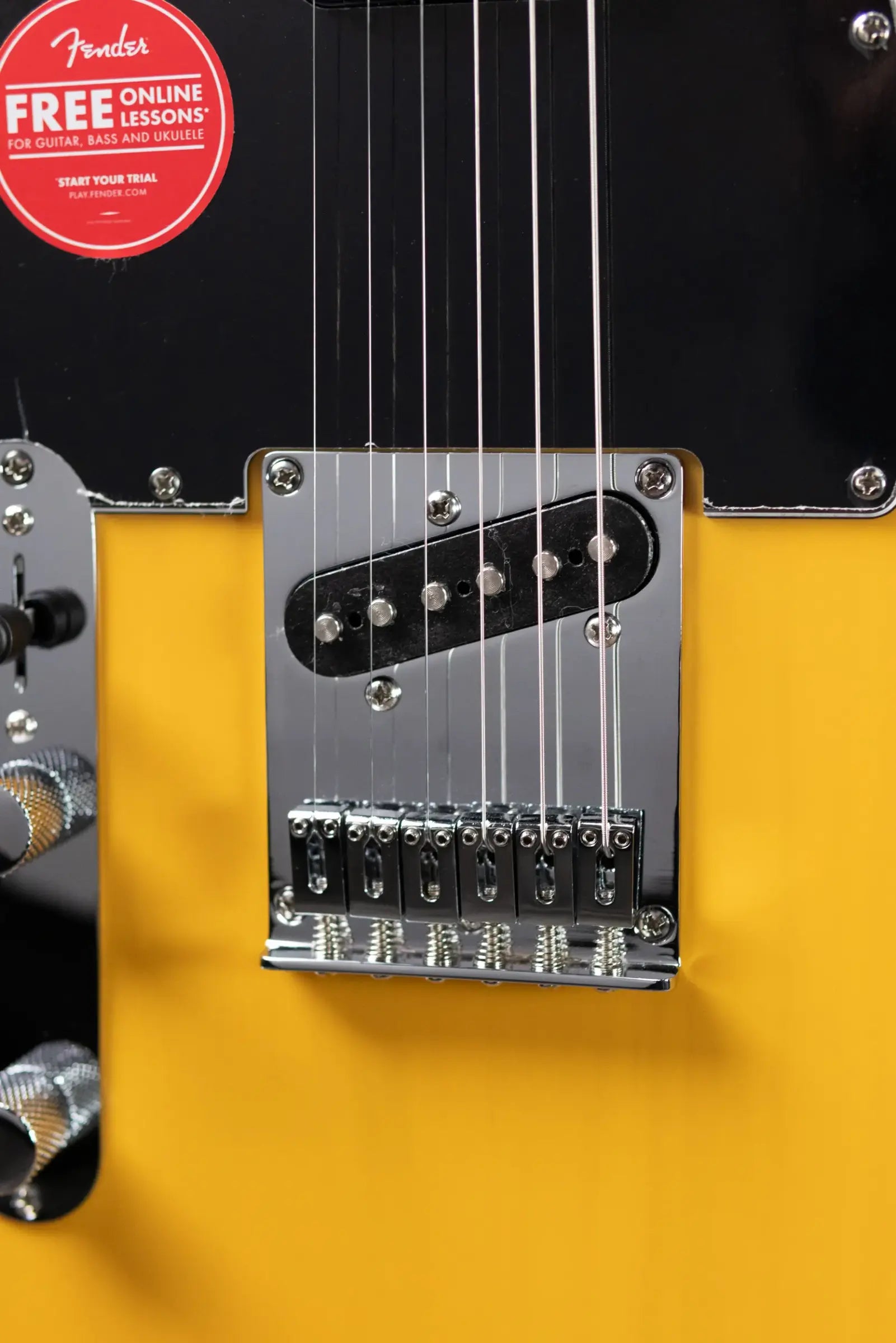 Squier Affinity Series Left-Hand Telecaster Electric Guitar - Butterscotch Blonde