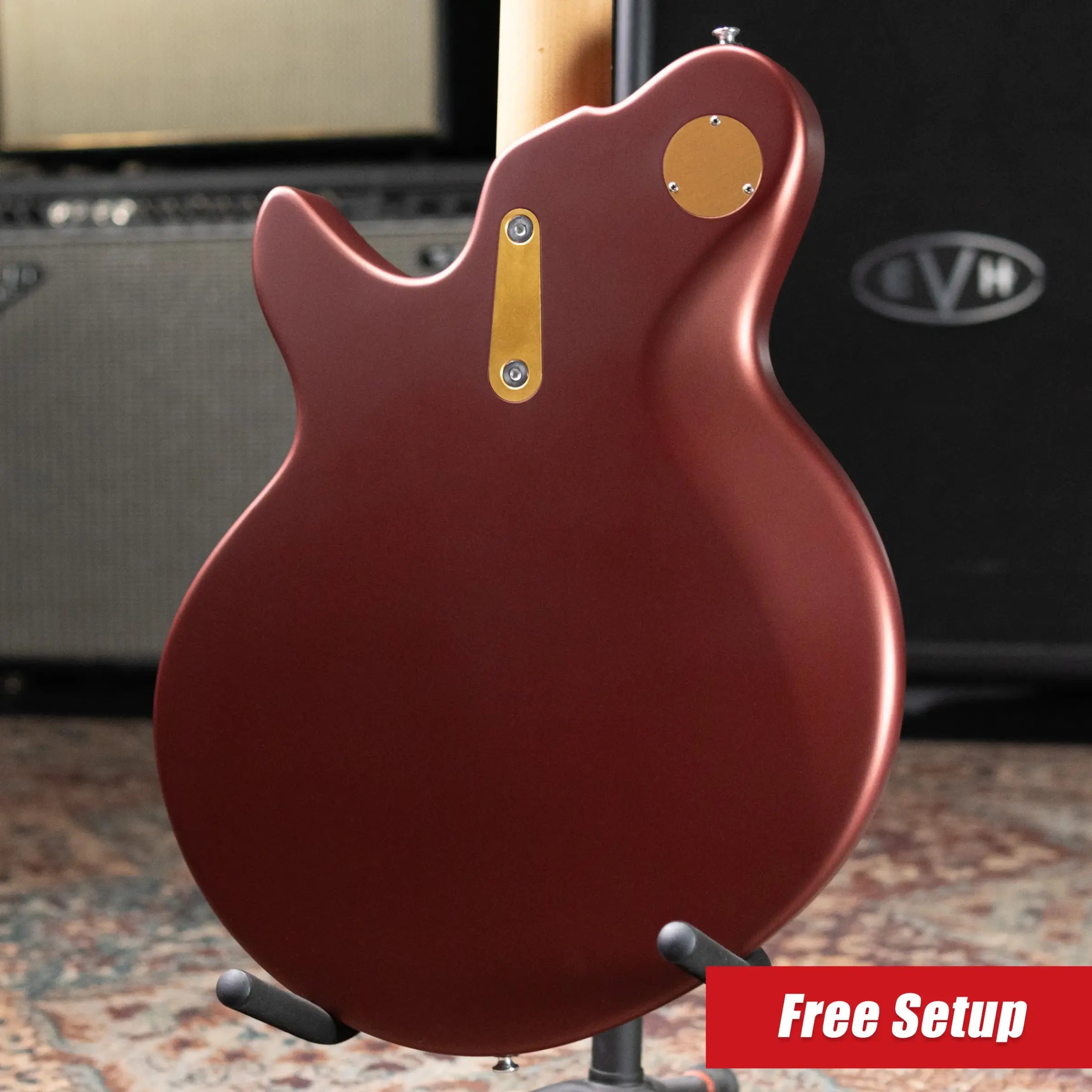 Eastman Guitars FullerTone Offset '62 Electric Guitar - Dakota Red with Gig Bag