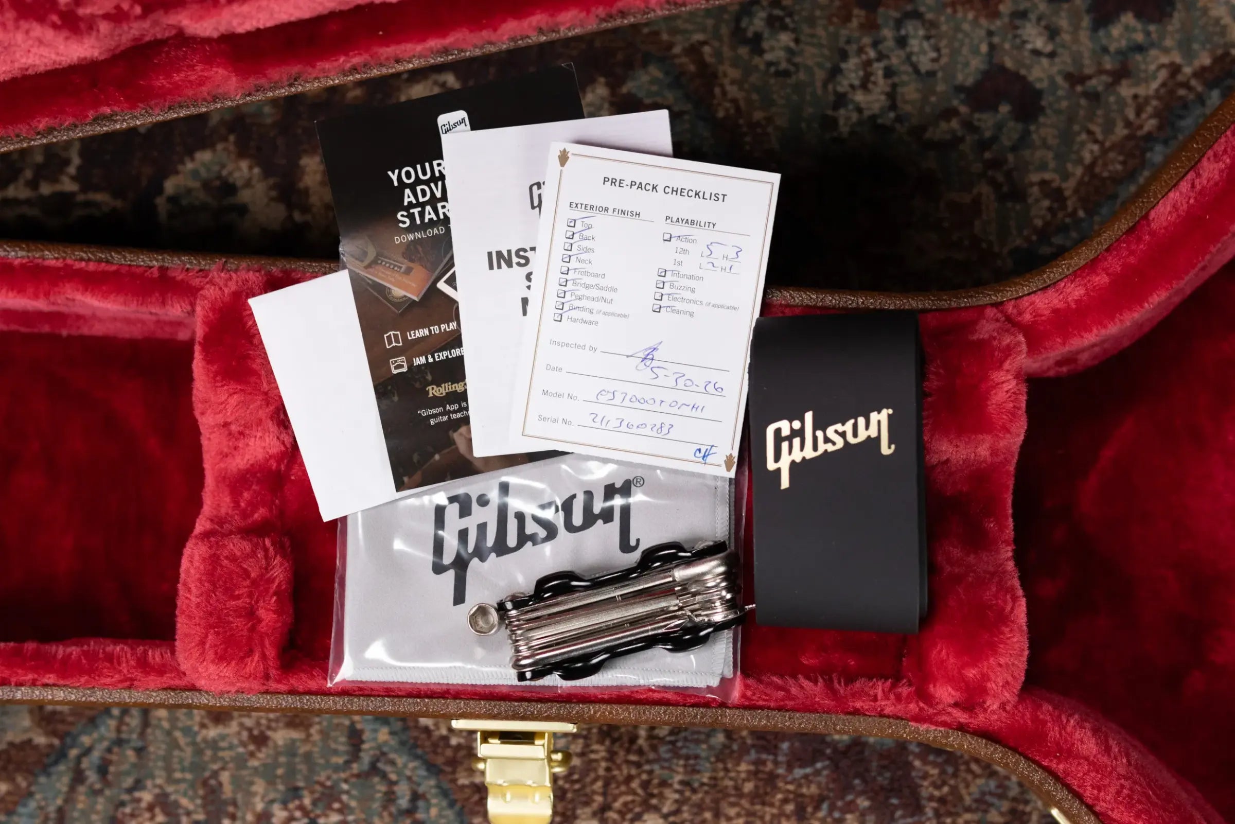 Gibson ES-330 Hollow Body Electric Guitar - Tobacco Burst with Hardshell Case