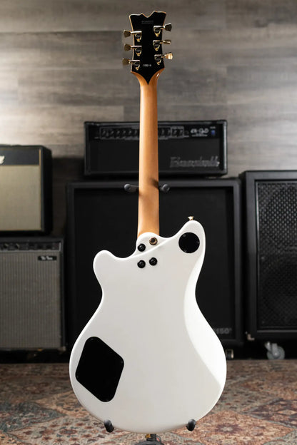 EVH SA-126 Special Semi-hollow Electric Guitar - Platinum Pearl Metallic with Hardshell Case