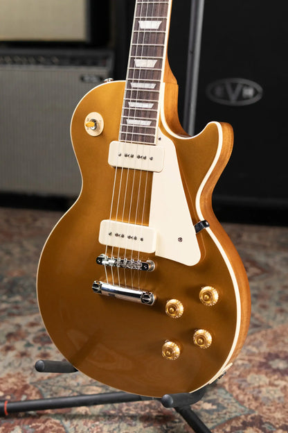 Gibson Les Paul Standard 50s P-90 Electric Guitar - Goldtop with Hardshell Case