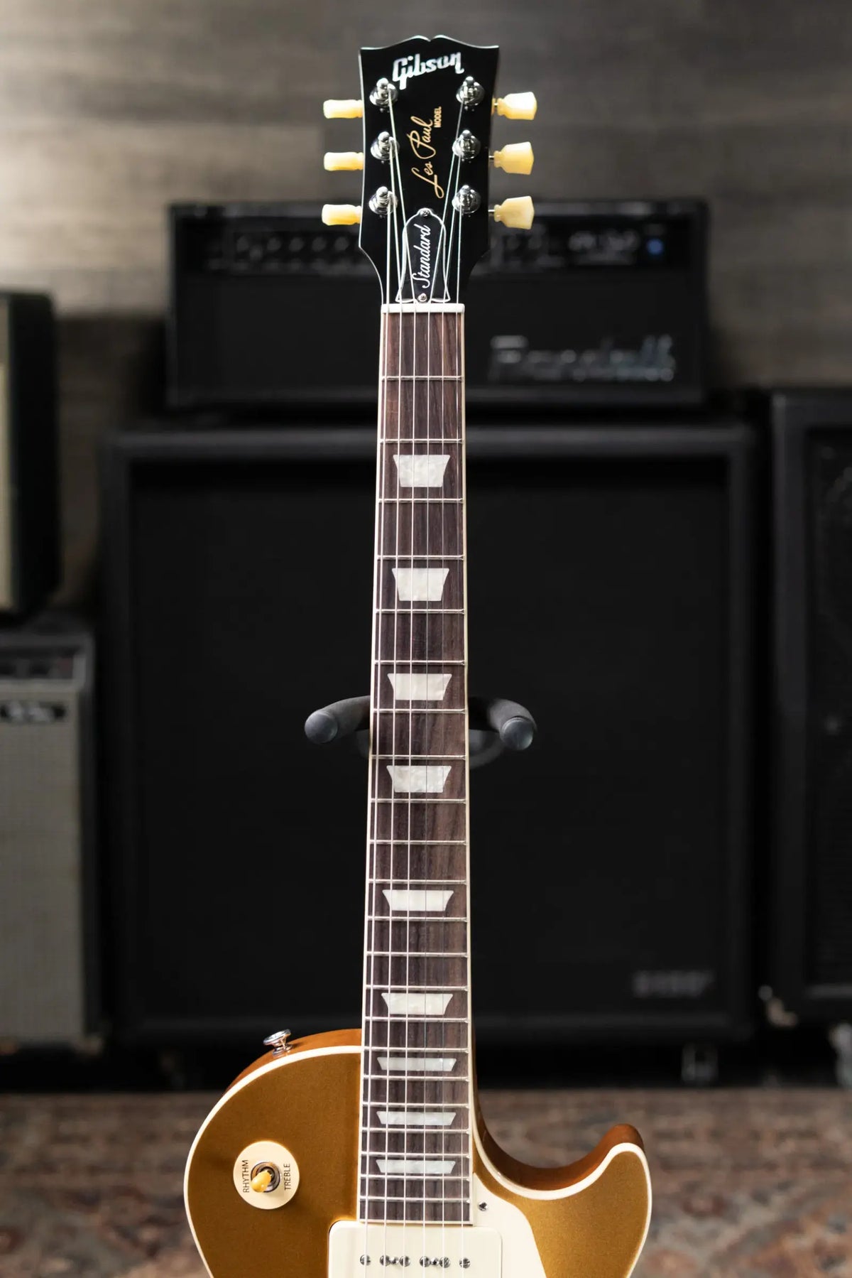 Gibson Les Paul Standard 50s P-90 Electric Guitar - Goldtop with Hardshell Case