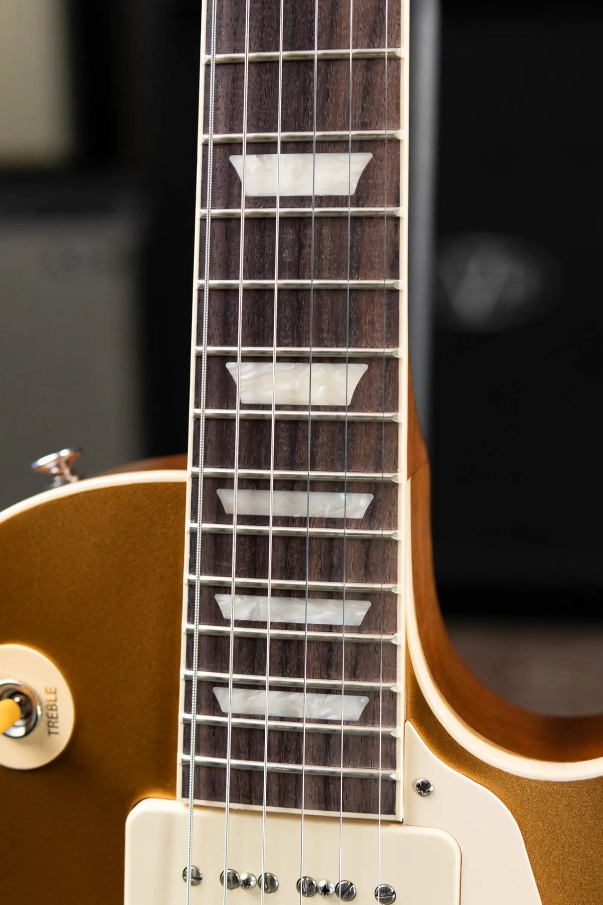 Gibson Les Paul Standard 50s P-90 Electric Guitar - Goldtop with Hardshell Case