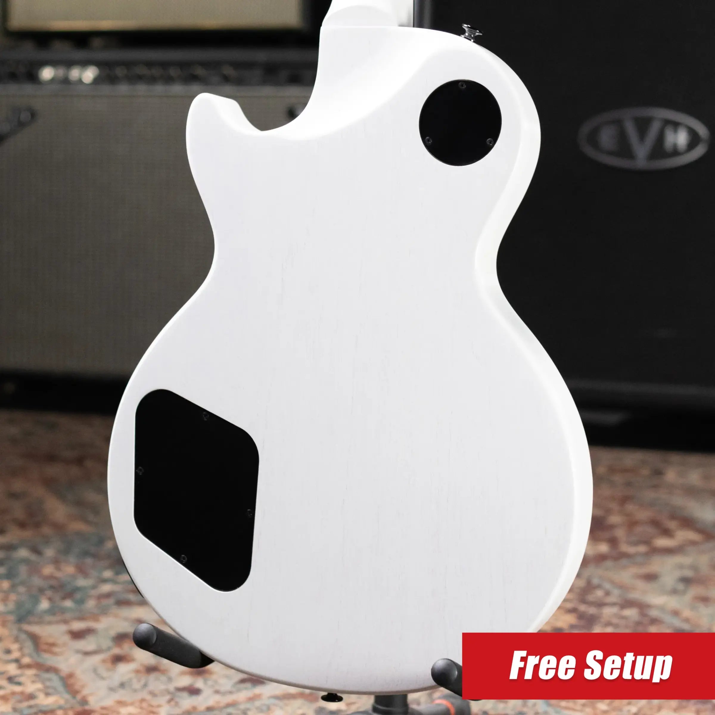 Gibson Les Paul Studio Modern Electric Guitar - Worn White with Gig Bag