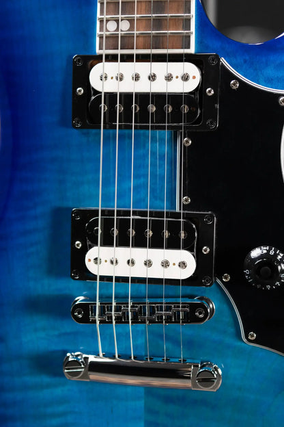 Gibson Victory Figured Electric Guitar - Cobalt Burst with Hardshell Case