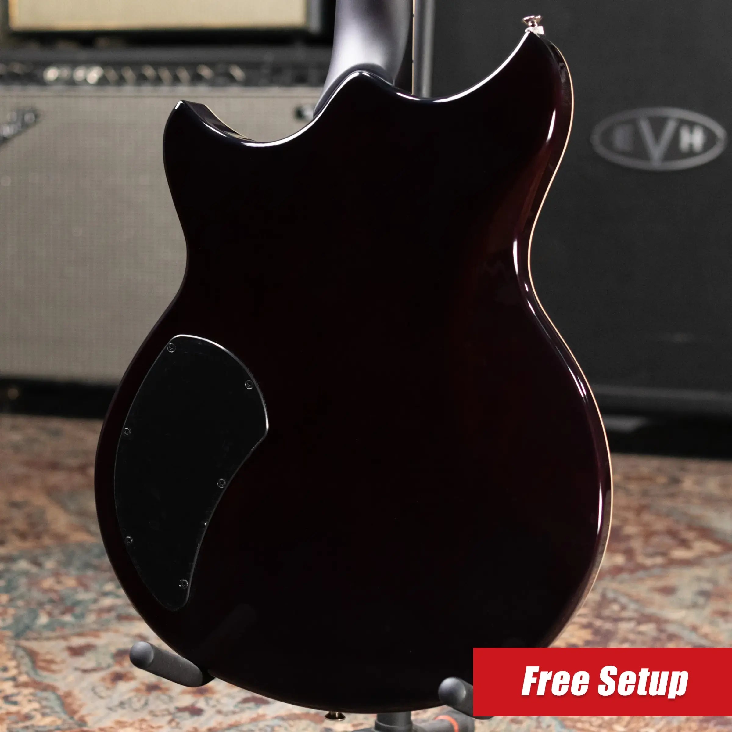 Yamaha RSS02T BL Revstar Standard Electric Guitar - Black with Gig Bag