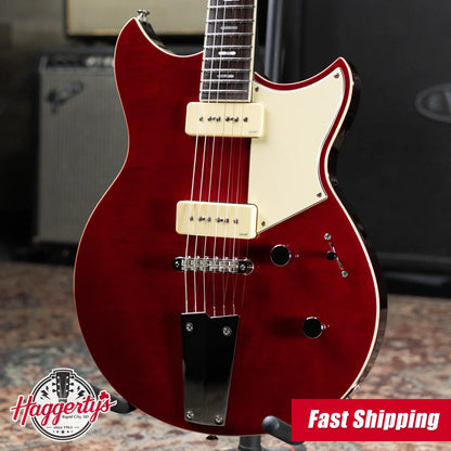 Yamaha Revstar RSS02T P-90 Electric Guitar - Fired Red with Gig Bag