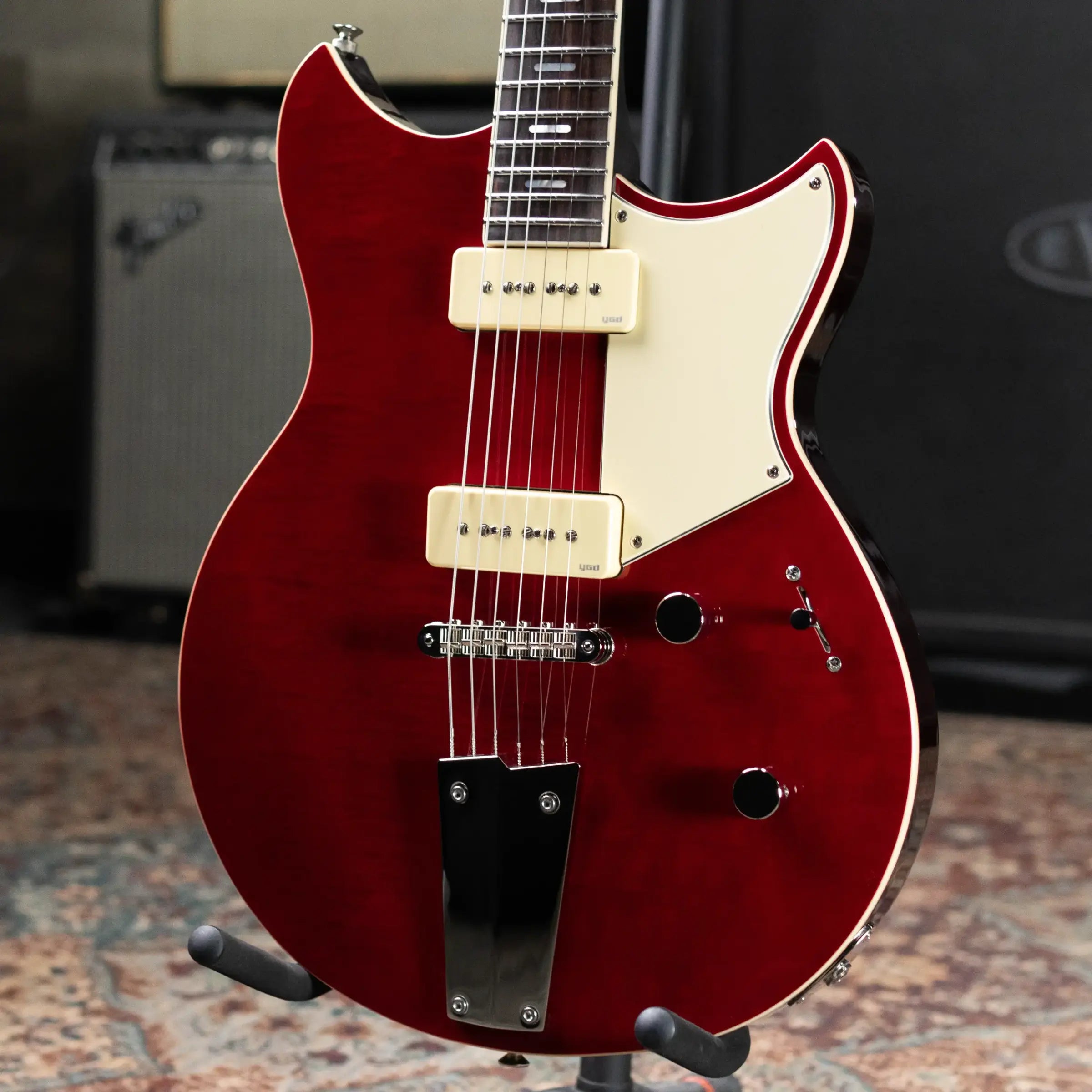 Yamaha Revstar RSS02T P-90 Electric Guitar - Fired Red with Gig Bag