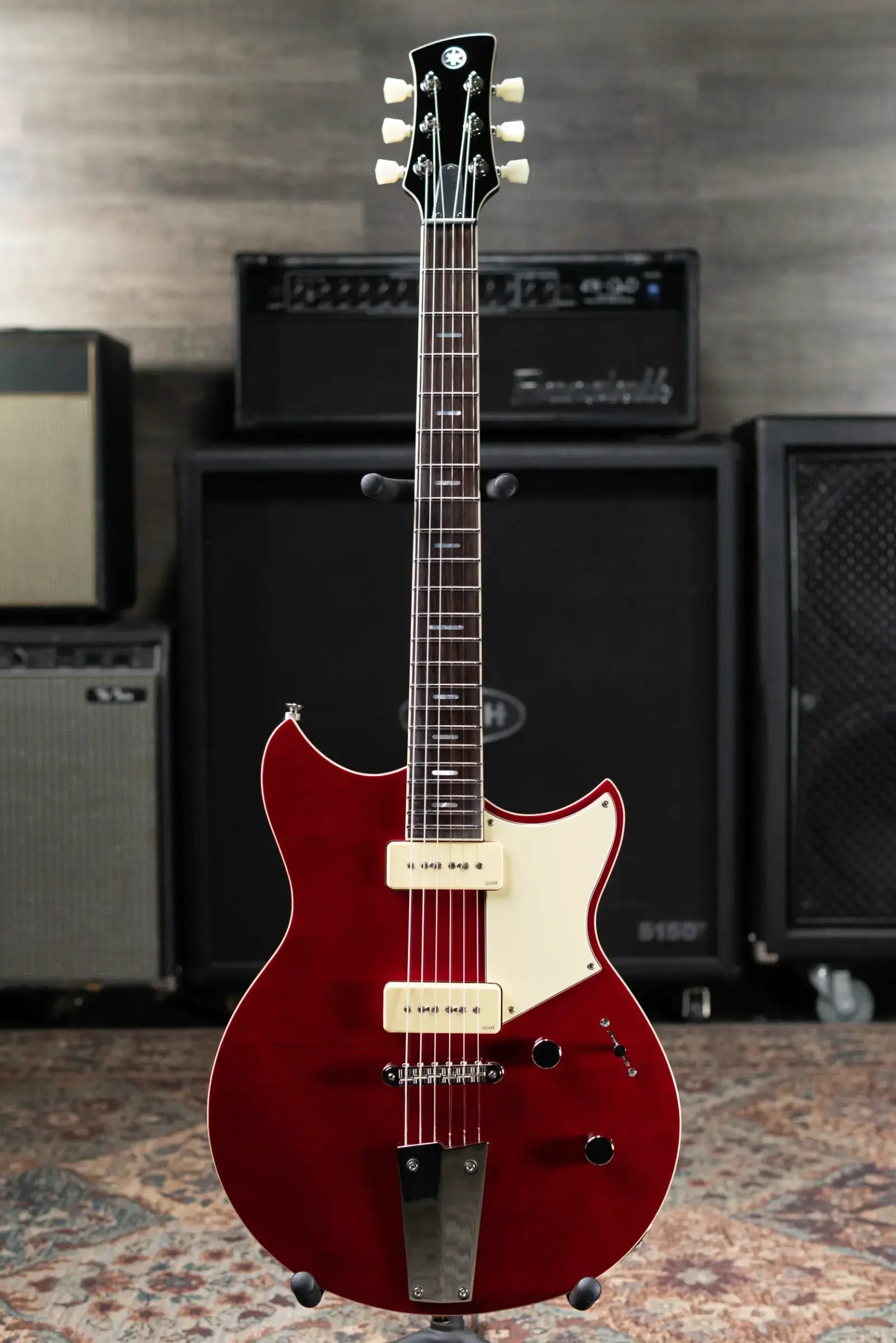Yamaha Revstar RSS02T P-90 Electric Guitar - Fired Red with Gig Bag