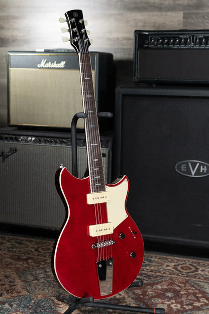 Yamaha Revstar RSS02T P-90 Electric Guitar - Fired Red with Gig Bag