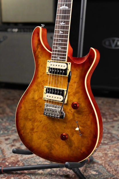 PRS SE Custom 24 Electric Guitar - Tobacco Sunburst with Gig Bag - Used