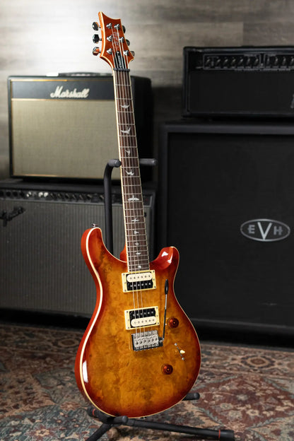 PRS SE Custom 24 Electric Guitar - Tobacco Sunburst with Gig Bag - Used