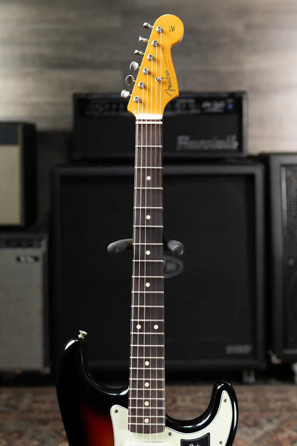 Fender Dealer Exclusive Vintera Road Worn '60s Stratocaster, Rosewood Fingerboard Electric Guitar - 3-Color Sunburst with Hardshell Case