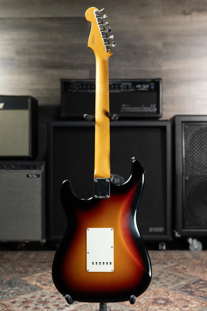 Fender Dealer Exclusive Vintera Road Worn '60s Stratocaster, Rosewood Fingerboard Electric Guitar - 3-Color Sunburst with Hardshell Case