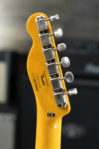 Squier Vintage Modified Thinline Telecaster Electric Guitar - Olympic White with Gig Bag - USED
