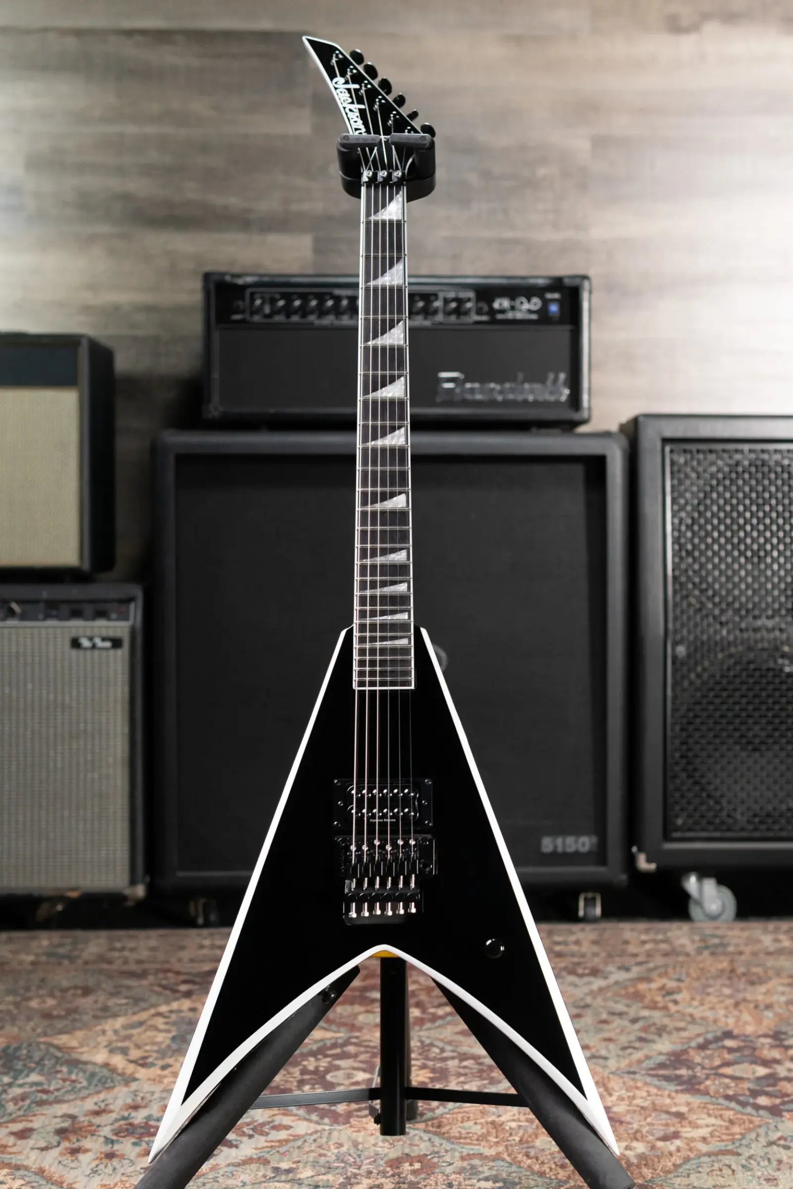 Jackson Pro Series Signature Wes Borland King V Electric Guitar - Black with Gig Bag