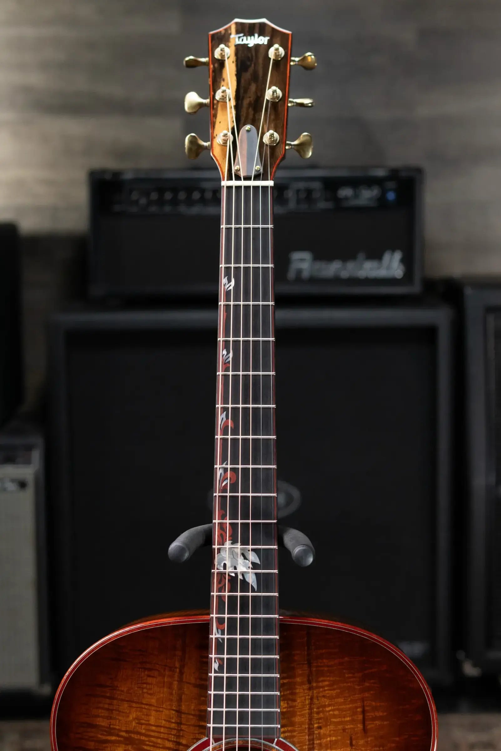 Taylor Custom Shop Jumbo One-Off Acoustic/Electric Guitar - AA Koa with Hardshell Case