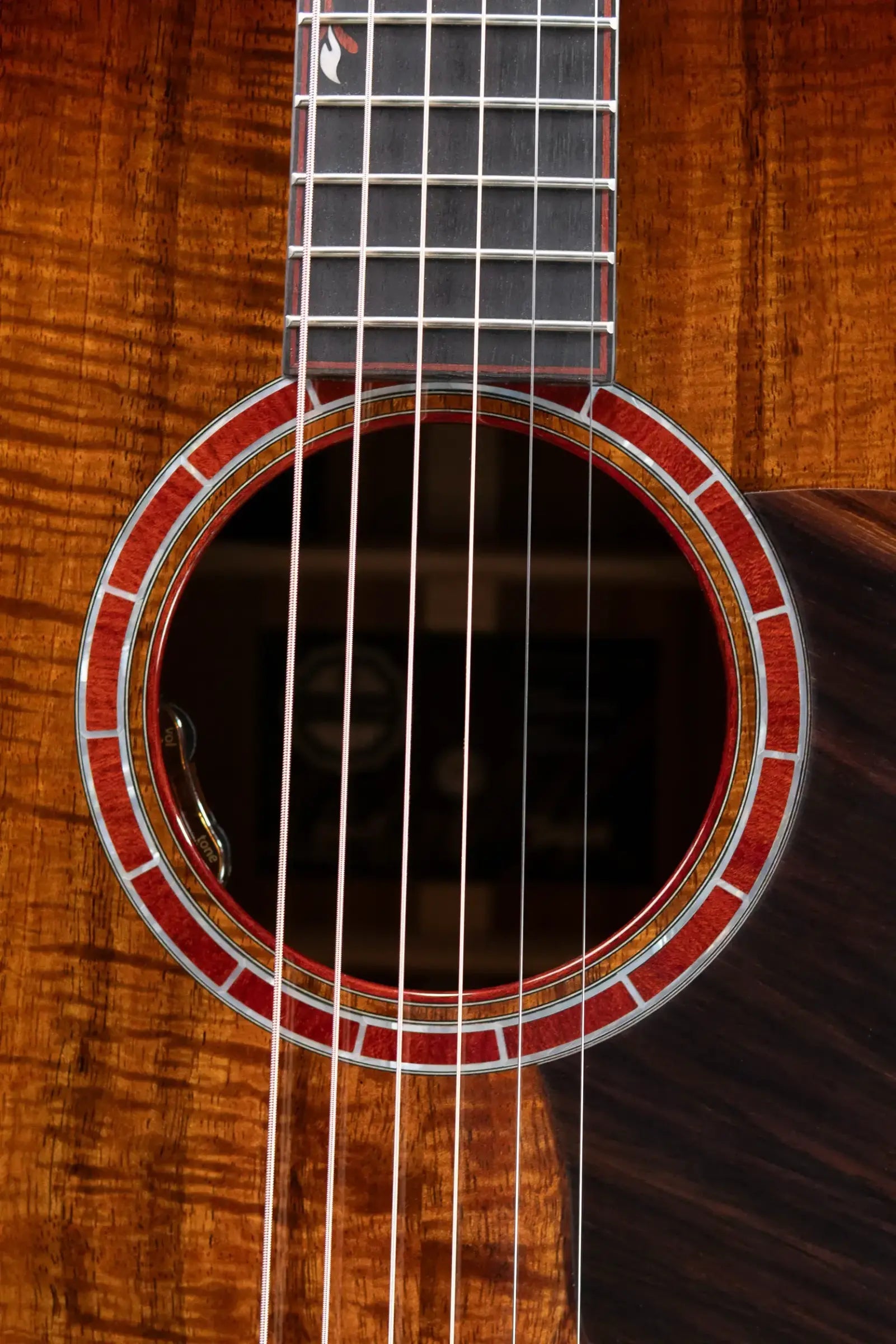 Taylor Custom Shop Jumbo One-Off Acoustic/Electric Guitar - AA Koa with Hardshell Case