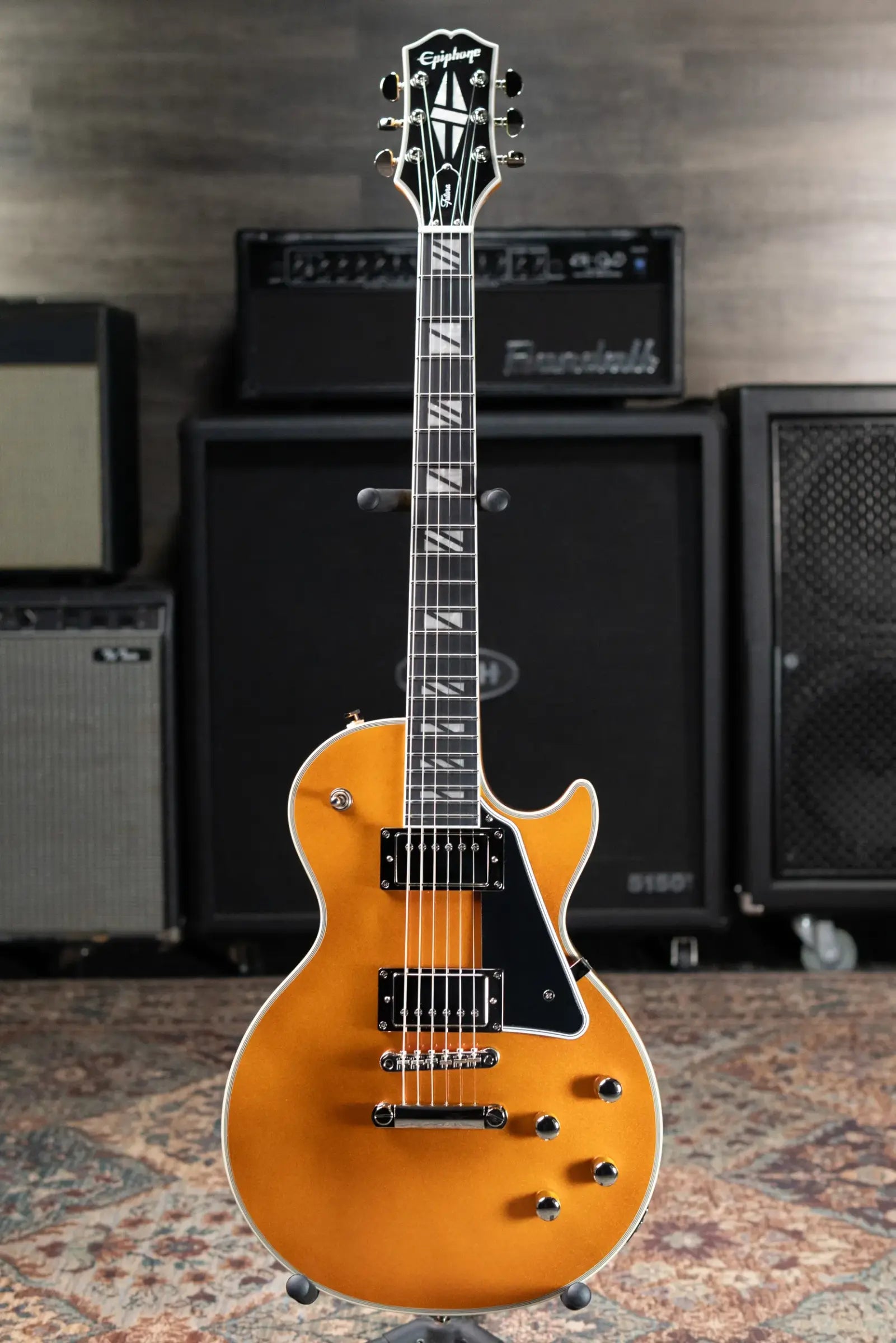 Epiphone Futura Les Paul Custom Electric Guitar - Firestorm Shift with Gig Bag
