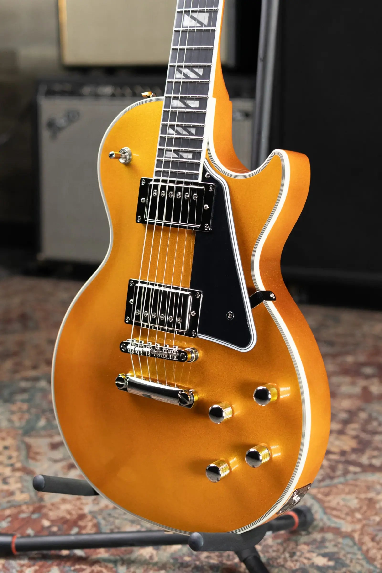 Epiphone Futura Les Paul Custom Electric Guitar - Firestorm Shift with Gig Bag