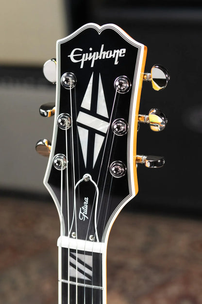 Epiphone Futura Les Paul Custom Electric Guitar - Firestorm Shift with Gig Bag