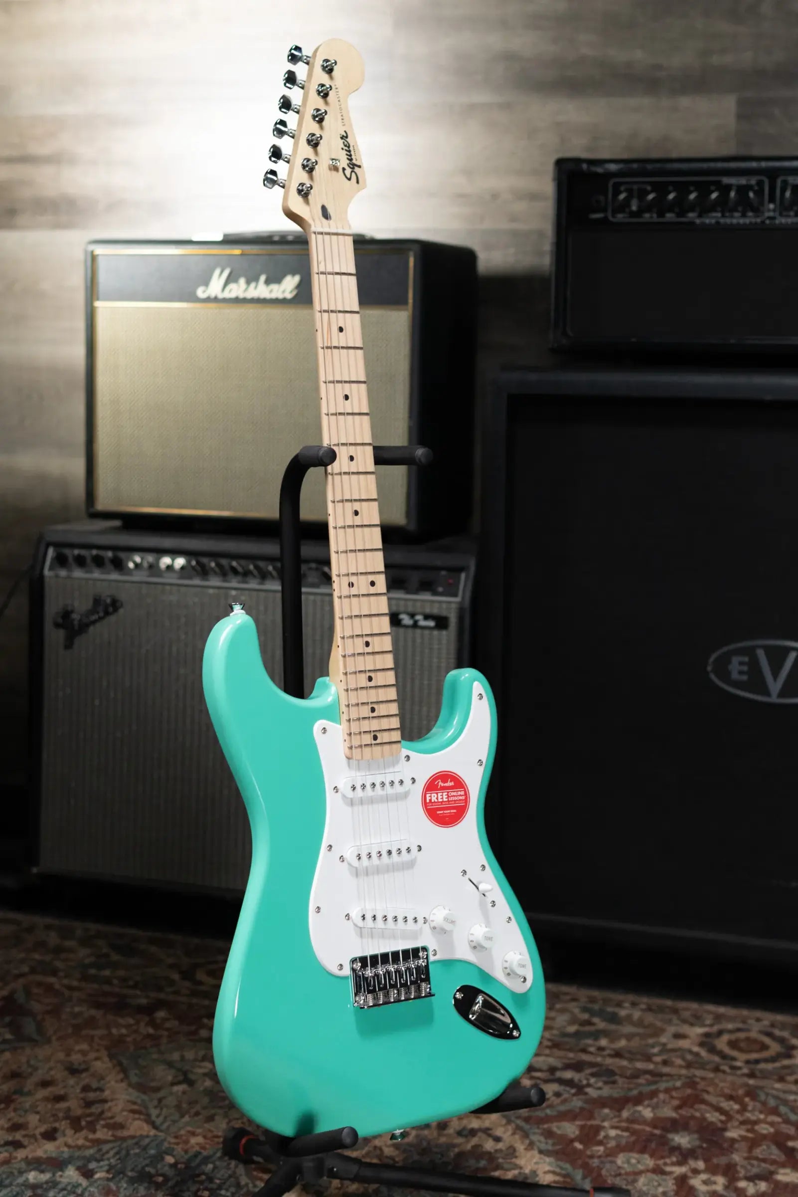 Squier Sonic Stratocaster HT Electric Guitar - Sea Foam Green