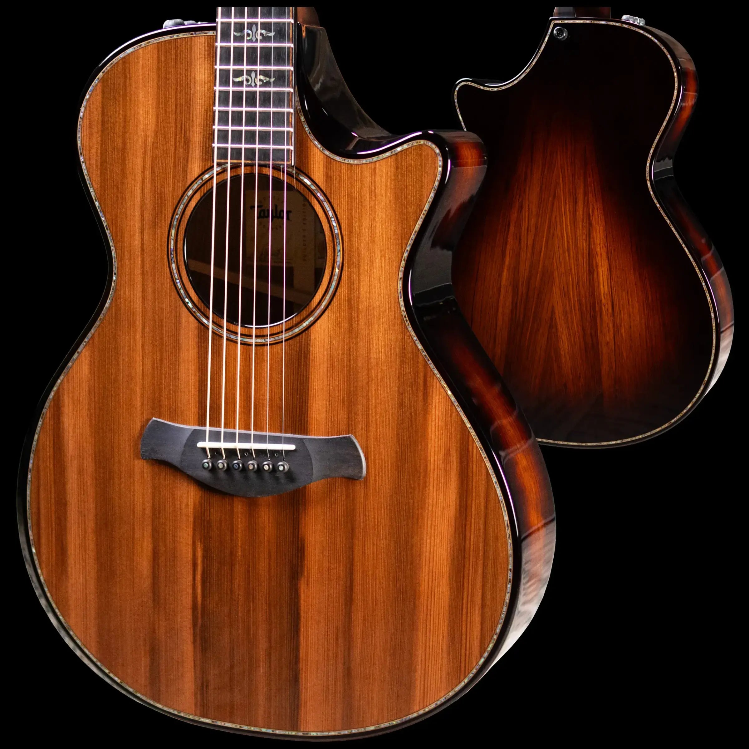 Taylor Builder's Edition 912ce Grand Concert Acoustic/Electric Guitar - Sinker Redwood/Honduran Rosewood with Hardshell Case