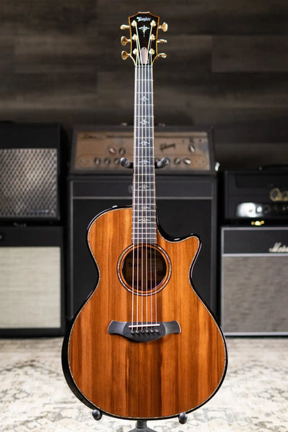 Taylor Builder's Edition 912ce Grand Concert Acoustic/Electric Guitar - Sinker Redwood/Honduran Rosewood with Hardshell Case