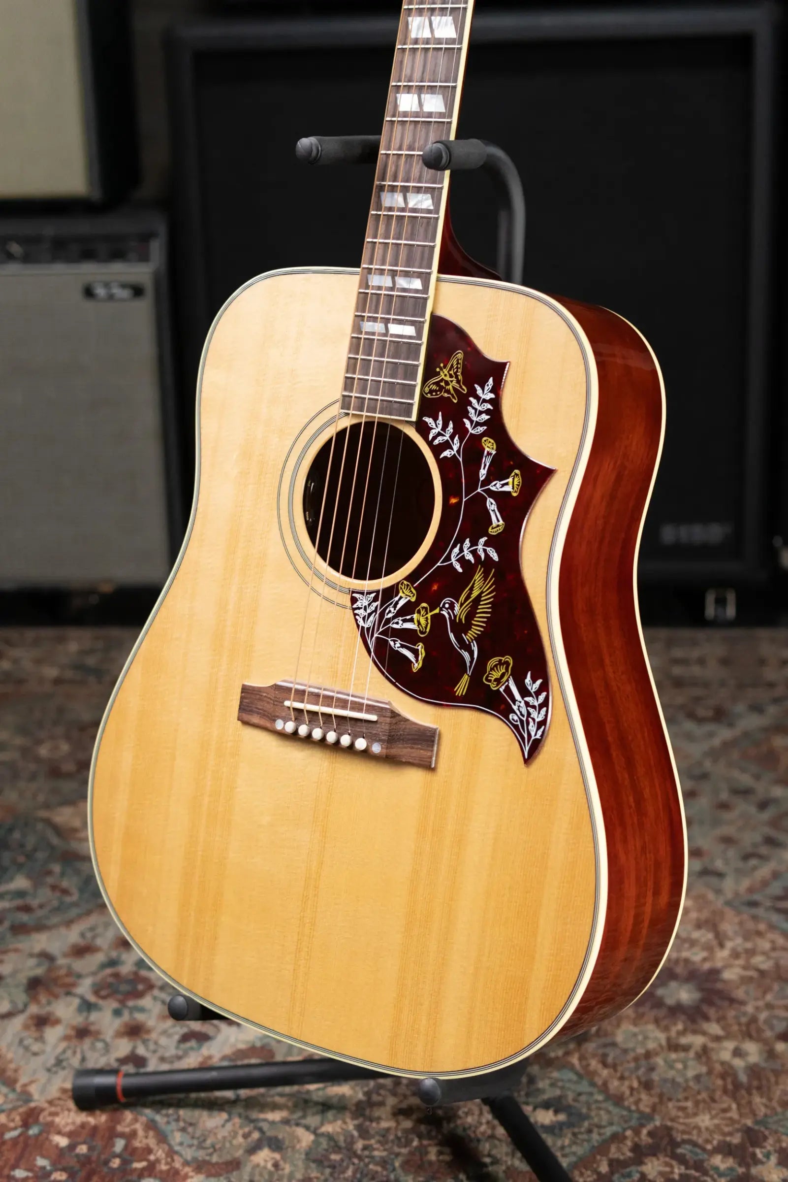 Gibson Hummingbird Original Acoustic/Electric Guitar - Antique Natural with Hardshell Case