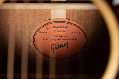 Gibson Hummingbird Original Acoustic/Electric Guitar - Antique Natural with Hardshell Case