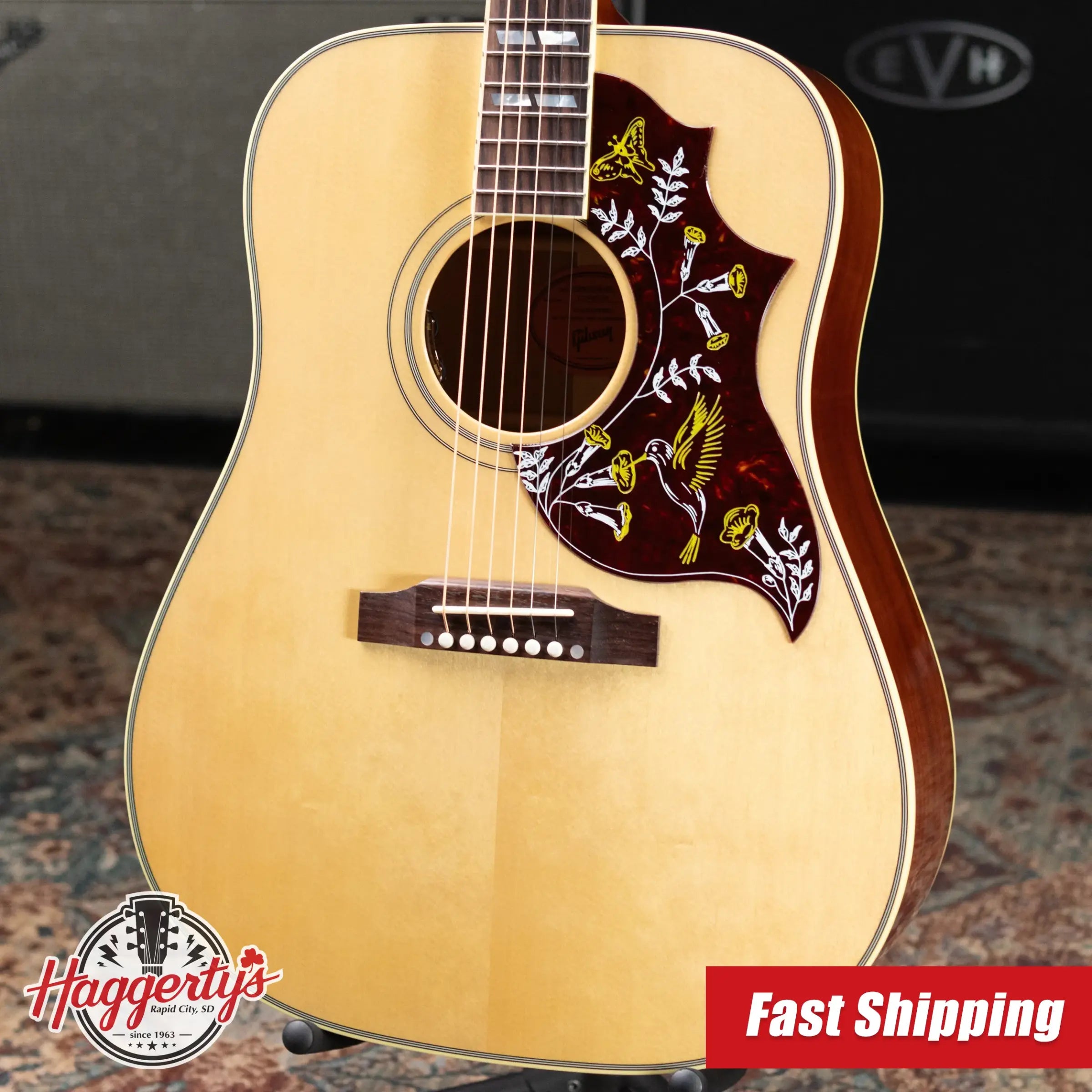 Gibson Hummingbird Original Acoustic/Electric Guitar - Antique Natural with Hardshell Case