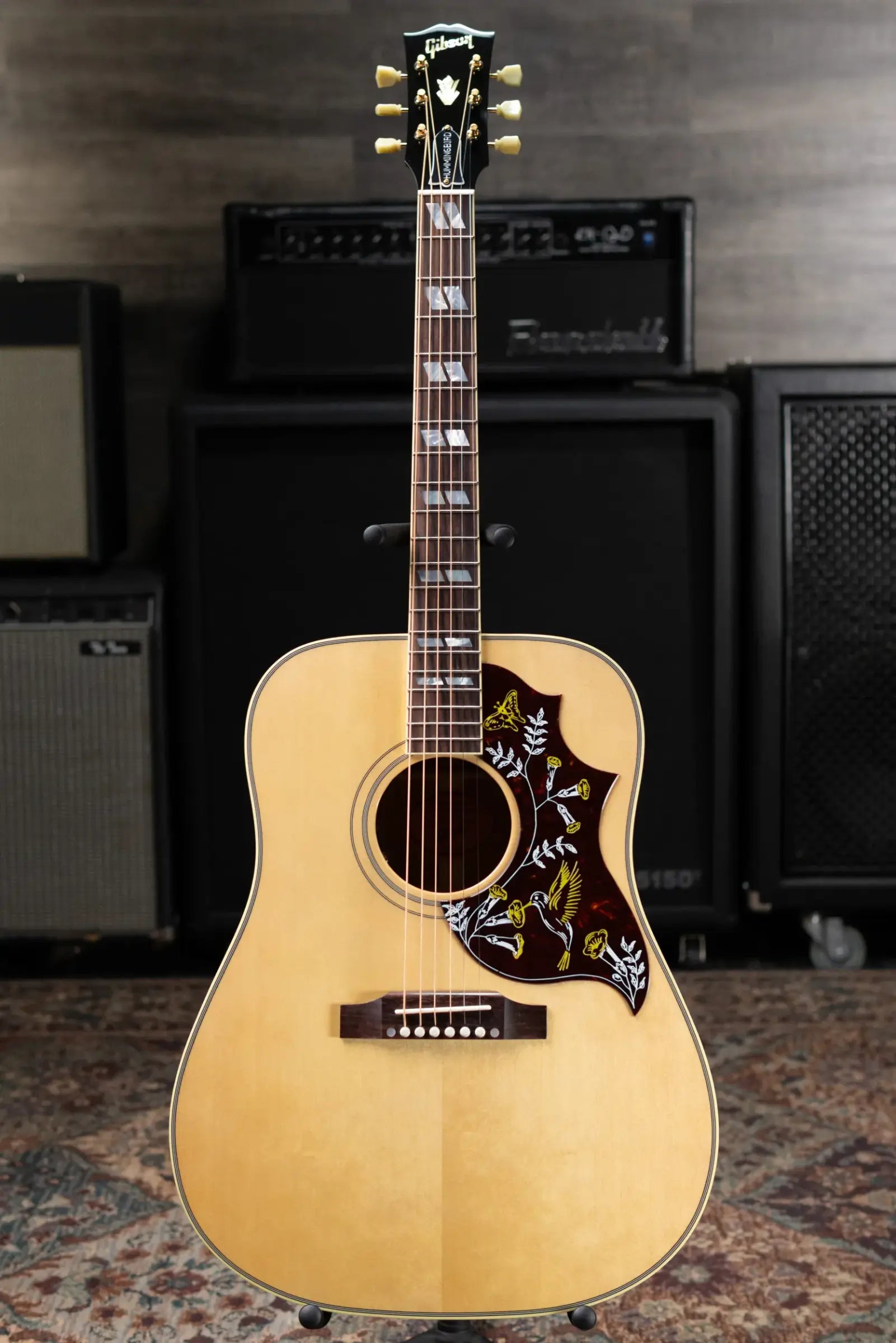 Gibson Hummingbird Original Acoustic/Electric Guitar - Antique Natural with Hardshell Case