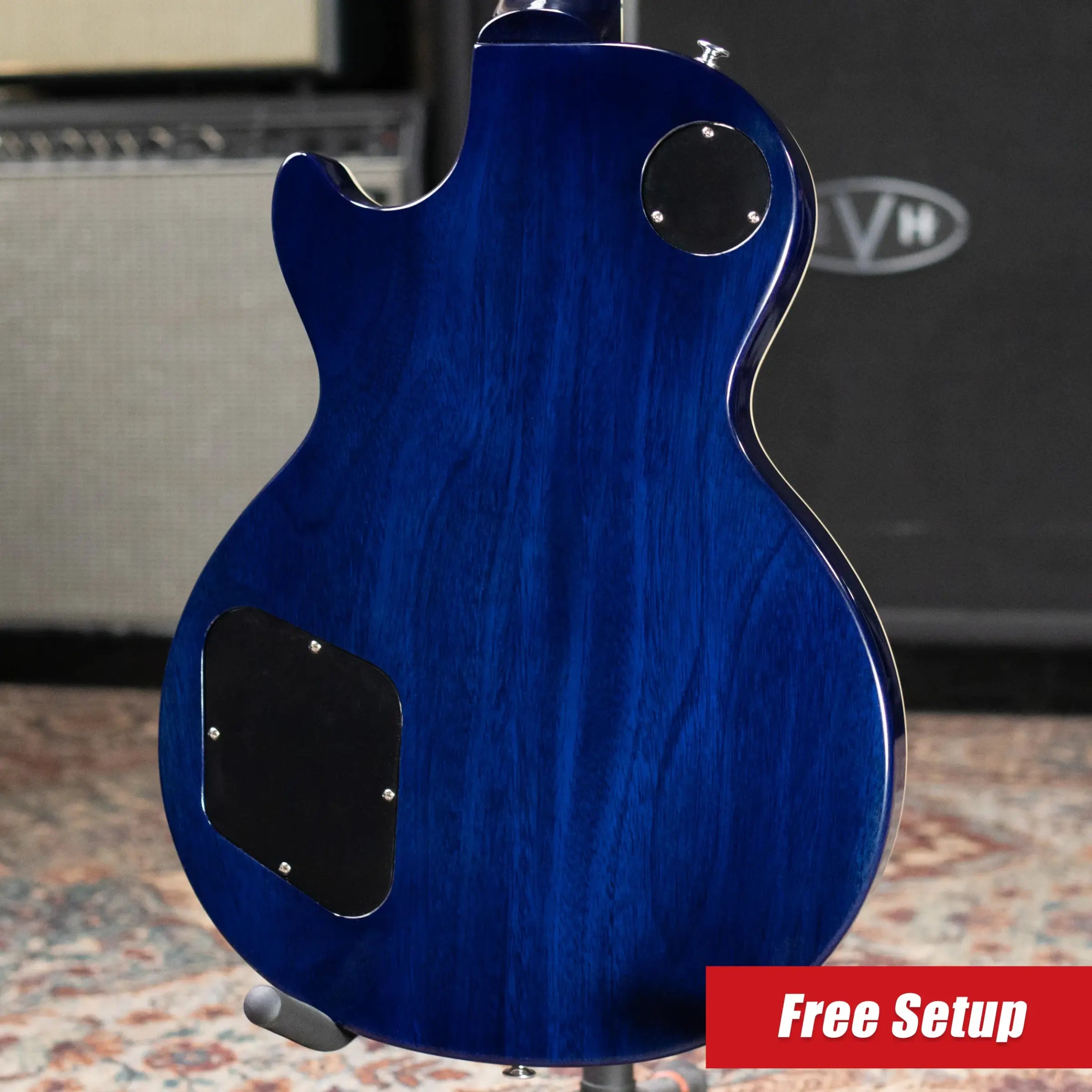 Gibson Les Paul Standard '60s Figured Top Electric Guitar - Blueberry Burst with Hardshell Case
