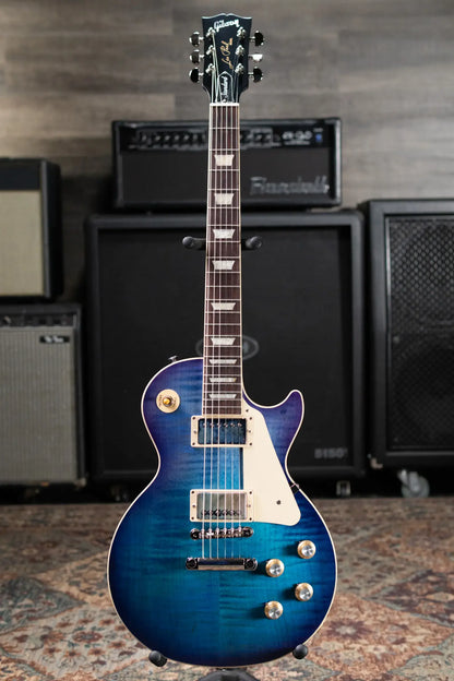 Gibson Les Paul Standard '60s Figured Top Electric Guitar - Blueberry Burst with Hardshell Case