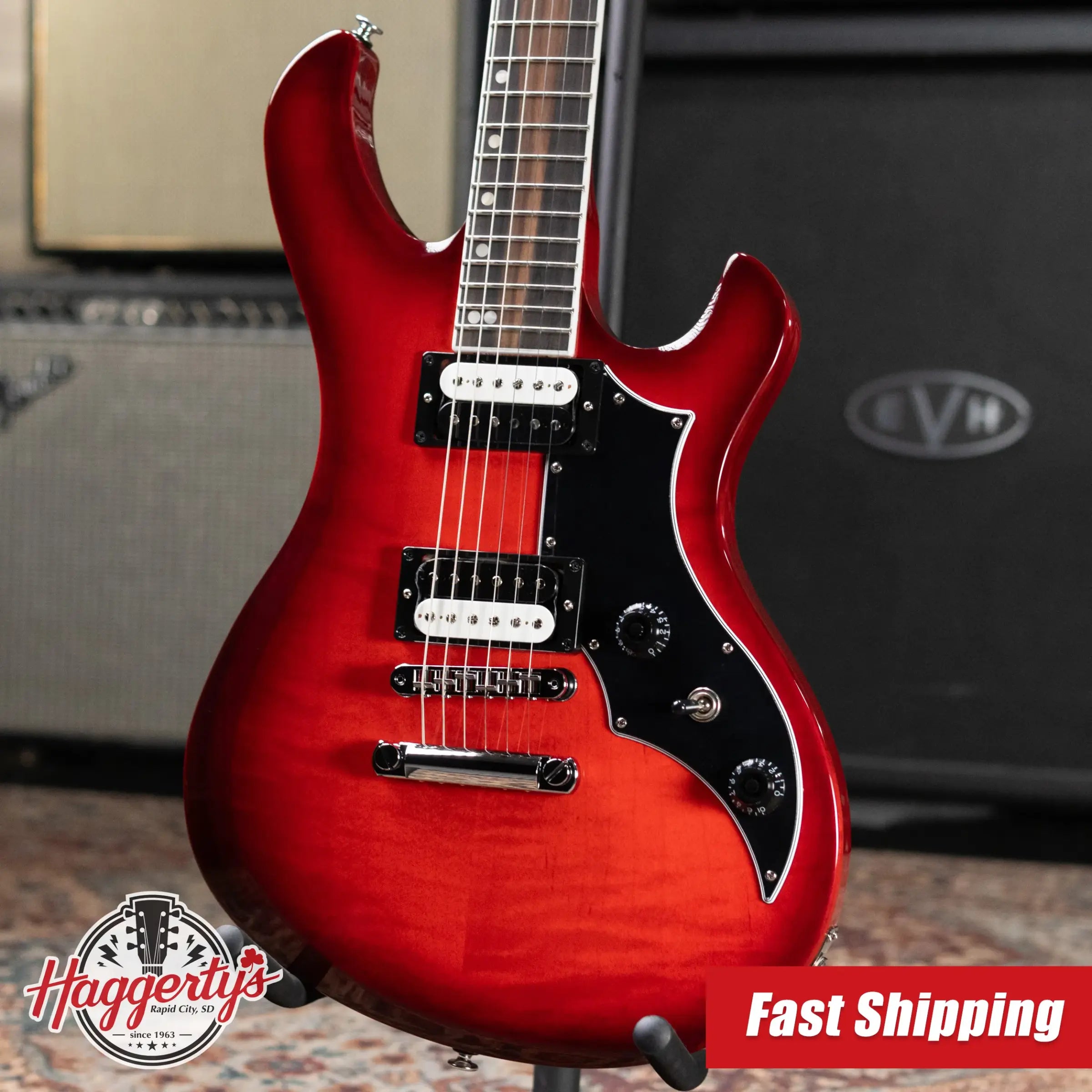Gibson Victory Figured Top Electric Guitar - Cherry Burst with Hardshell Case