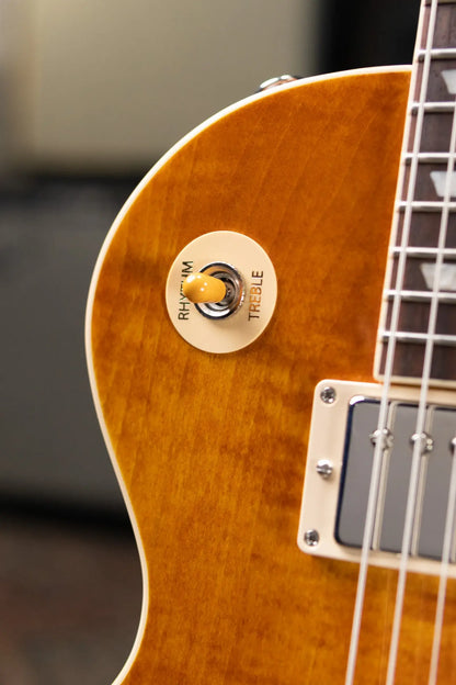 Gibson Les Paul Standard 50s Figured Top Electric Guitar - Honey Amber with Hardshell Case
