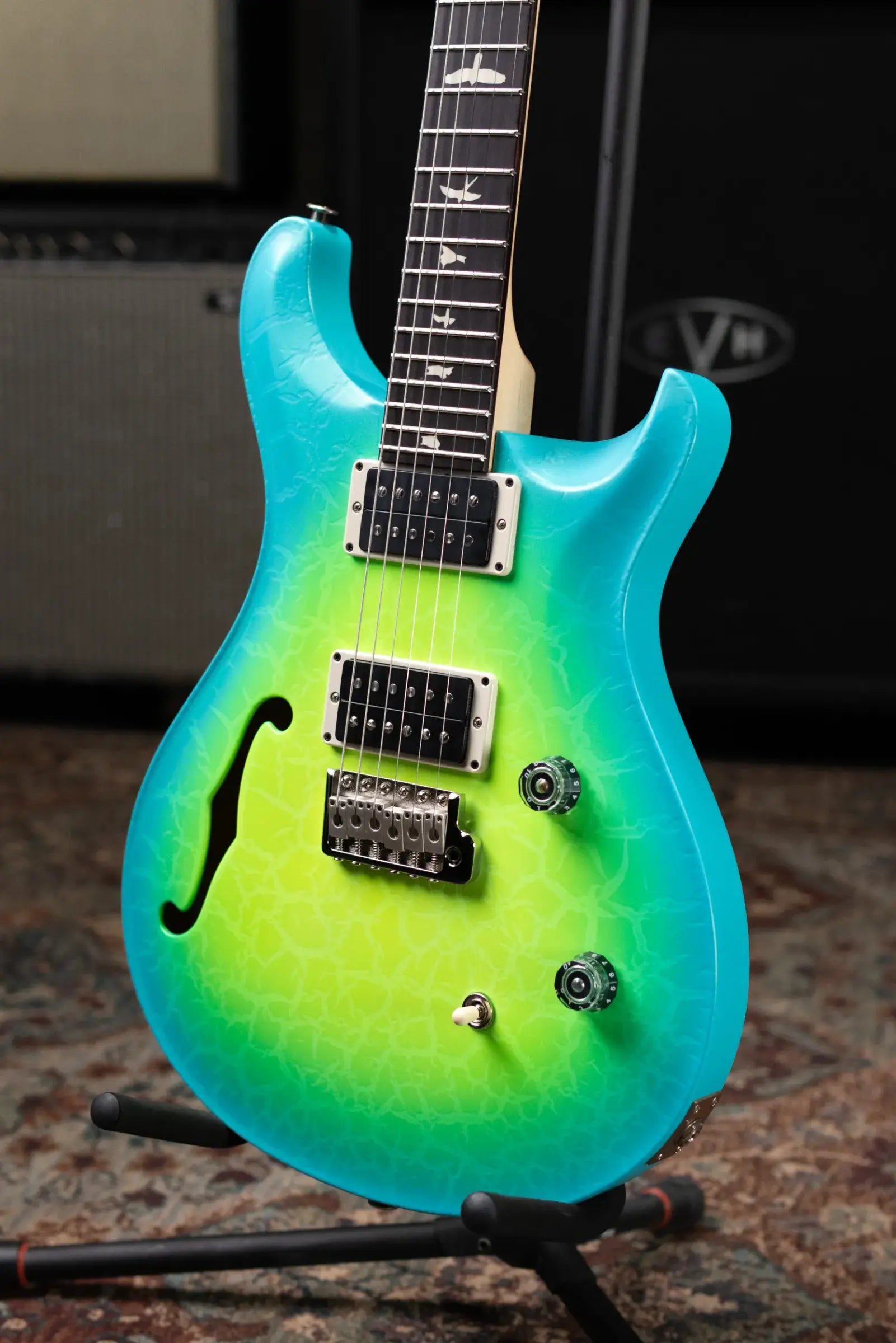 PRS CE 24 Semi-hollow Electric Guitar - Sprayer's Choice with Gig Bag