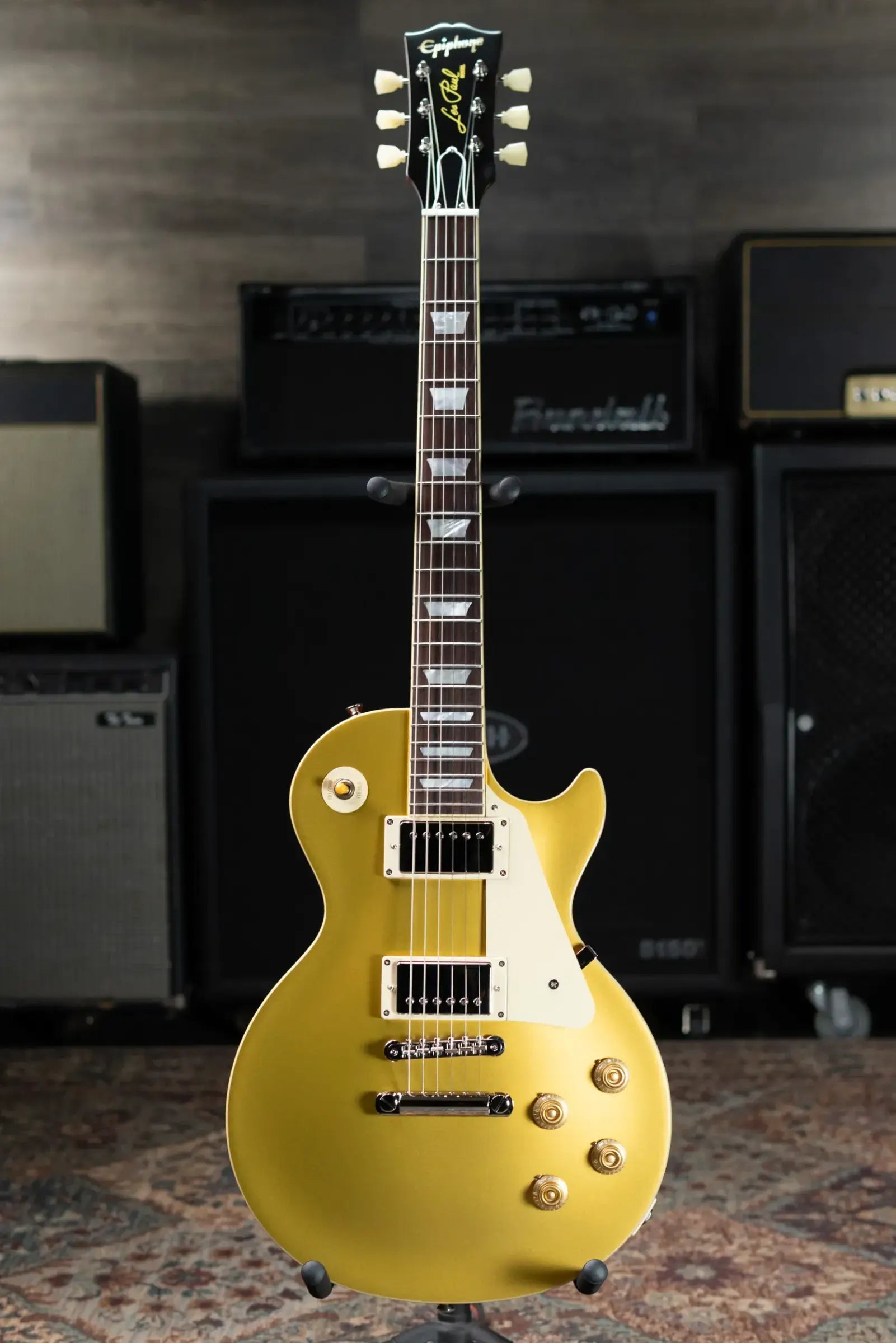 Epiphone 1957 Les Paul Goldtop Reissue Electric Guitar - Double Gold with Hardshell Case