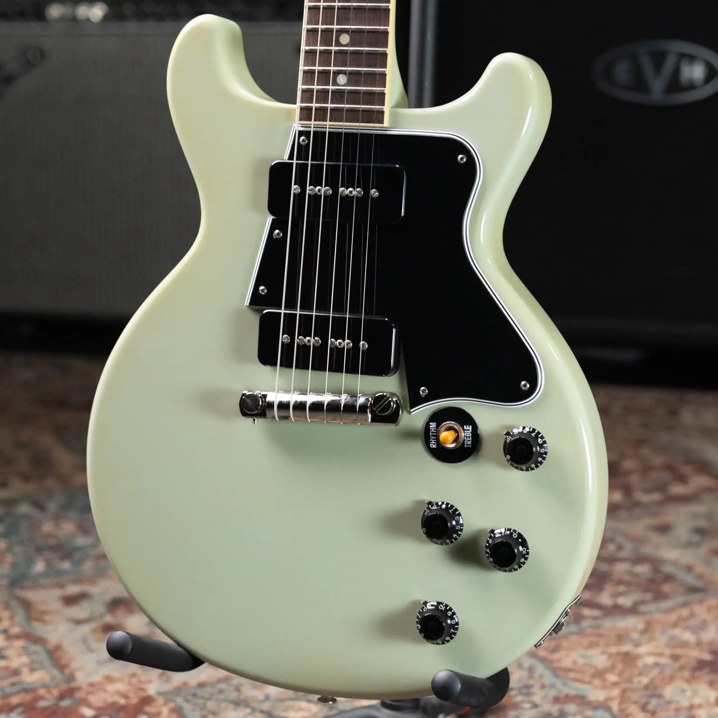 Gibson Custom Shop 1960 Les Paul Special Double Cutaway Electric Guitar - Frost Blue with Hardshell Case