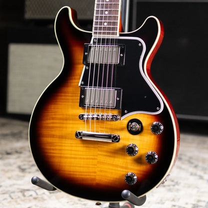 Epiphone Les Paul Special Double Cut Figured Electric Guitar - Bourbon Burst with Gig Bag
