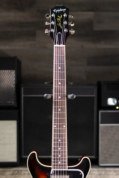 Epiphone Les Paul Special Double Cut Figured Electric Guitar - Bourbon Burst with Gig Bag