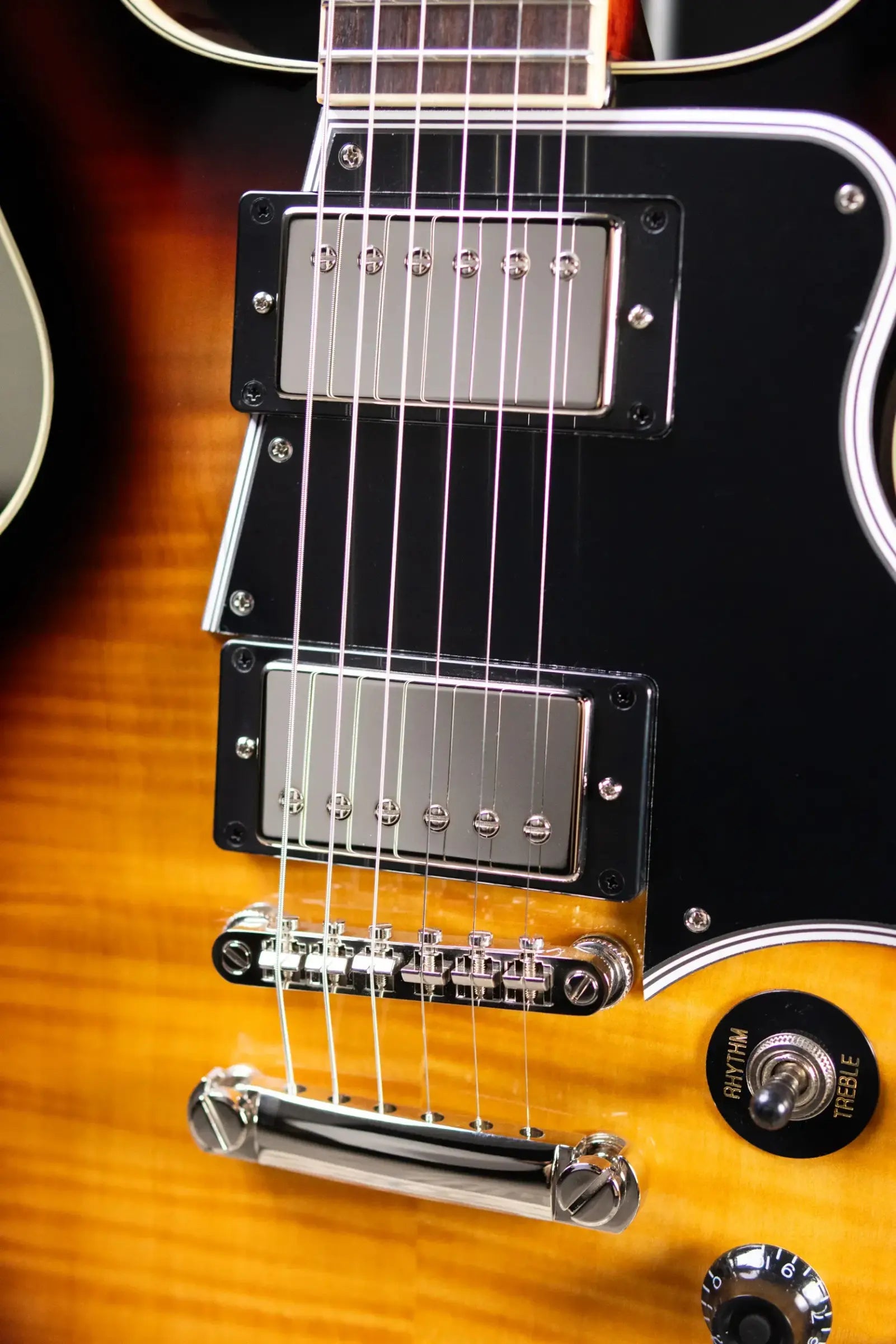 Epiphone Les Paul Special Double Cut Figured Electric Guitar - Bourbon Burst with Gig Bag
