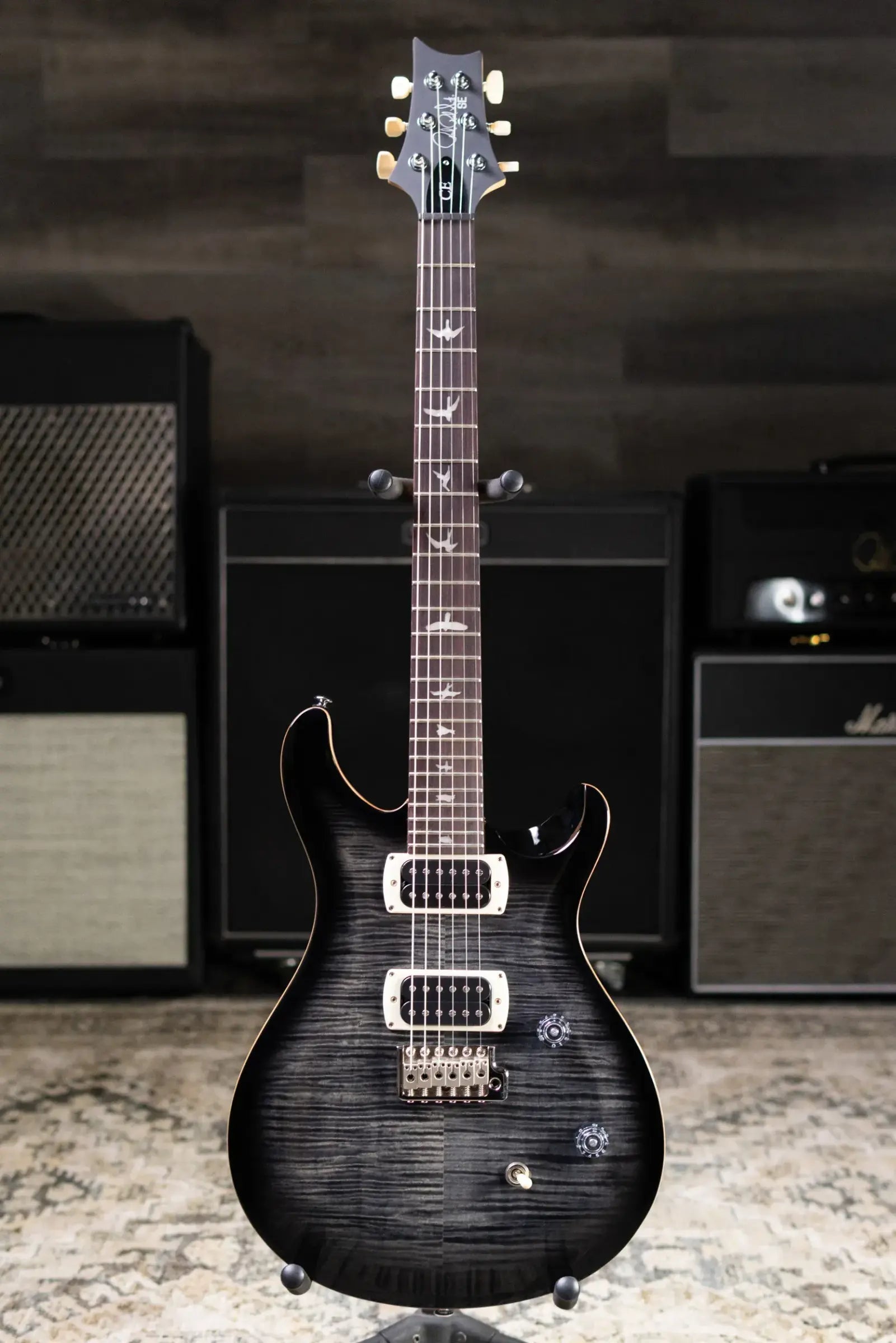 PRS SE CE 24 Electric Guitar - Charcoal Burst with Gig Bag